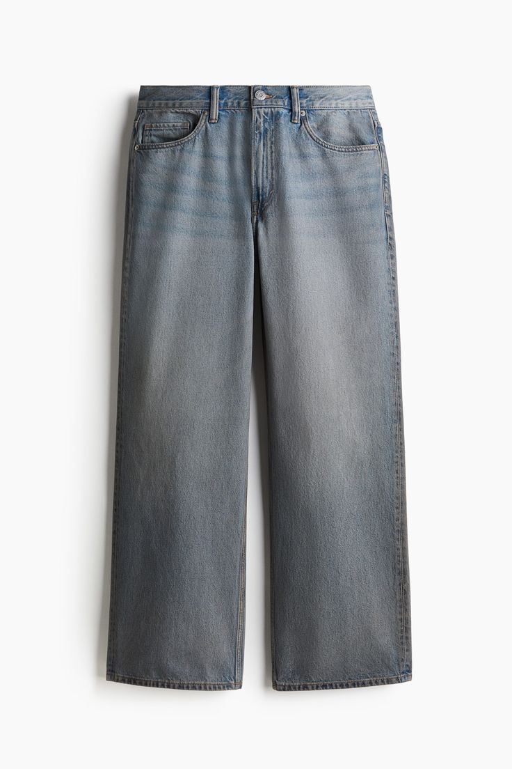 Loose Straight High Jeans