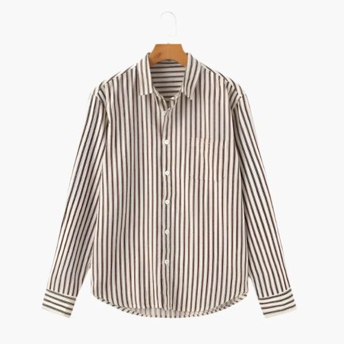Striped Cotton Shirt for Men