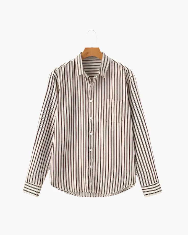 Striped Cotton Shirt for Men