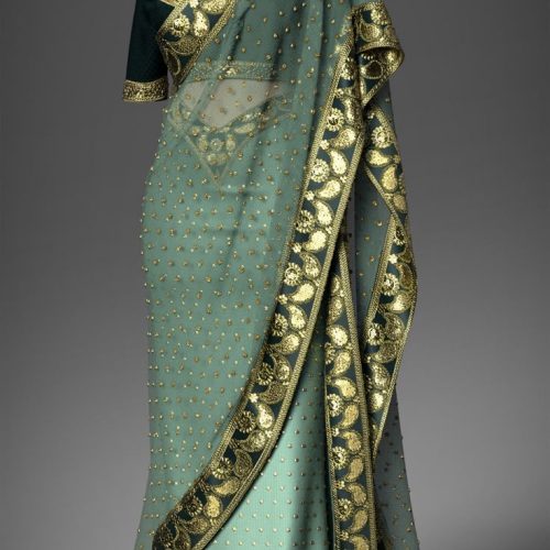 Elegant Designer Saree with Blouse