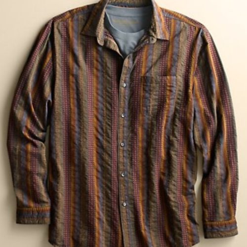 Classic Striped Shirt Men