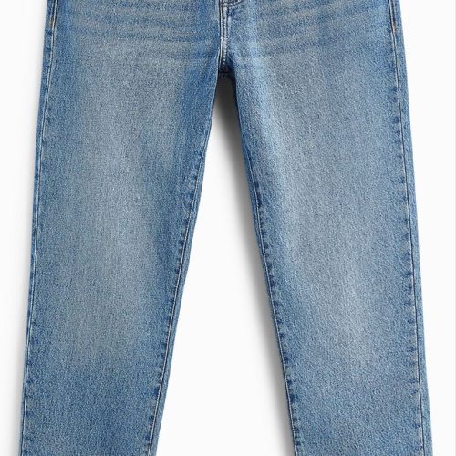 Men Relaxed Fit Mid Rise Blue Jeans